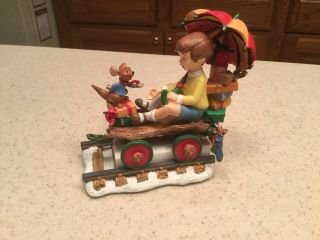 Vintage Danbury Winnie The Pooh Christmas Train Disney Caboose Christopher