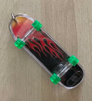 Powell Hot Rod Flames Skateboard Fingerboard Keychain 90 