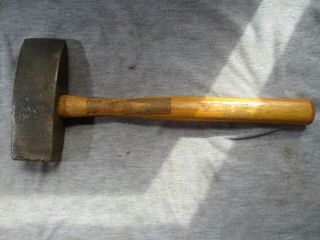 Vntg Sledge Hammer 6 Lb 5.  2 Oz Sledge Hammer,  Stone,  Blacksmith Hammer Usa