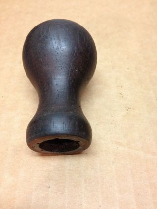 Vintage Brown 2 - 7/8 Inches Tall Front Knob From Old Stanley Bailey No.  6 Plane