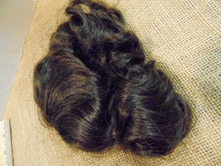 Vtg Doll Wig Sz 10 Brown Wavy Synthetic Made in USA 2