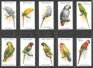 PLAYER 1933 INTERESTING (BIRDS) FULL 50 CARD SET  AVIARY & CAGE BIRDS 3