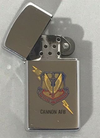 Tactical Air Command Lighter Zippo Brand Vintage Air Force Base Lighter