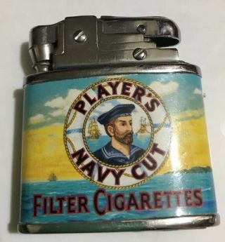 Vintage Cigarette Lighter Players Navy Cut Filter Cigarettes