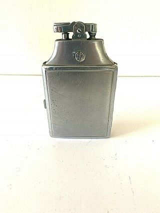 Vintage RONSON Silver Tone Cigarette Lighter /Holder Combo 3