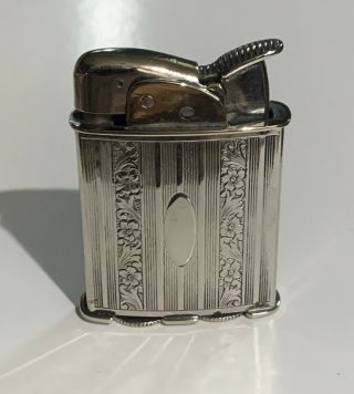 Vintage Evans Trig - A - Lite Art Deco Cigerette Lighter 1950 - 60’s