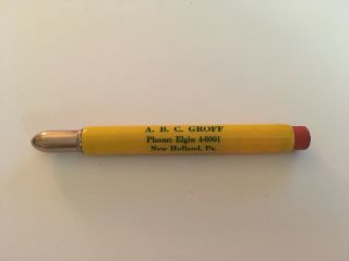 Vintage John Deere Advertising Bullet Pencil Holland,  Pa 2