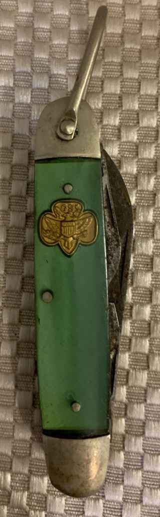 Vintage Kutmaster Girl Scout 4 Blade Pocket Knife Usa