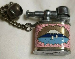 Vintage Klm Royal Dutch Airlines Miniature Bell Charm Lighter Empress Japan