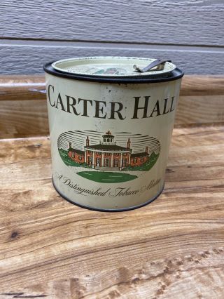 Vintage Pipe Carter Hall,  Smoking Tobacco Mixture Can,  Tin