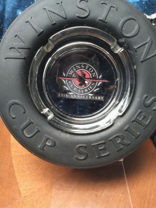 Vintage Winston Cup Series 25th Anniversary Tire Ash Tray Ashtray Nascar