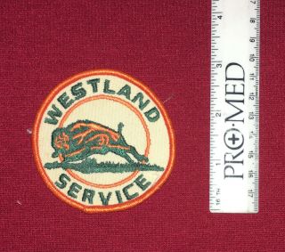 Vintage Westland Oil Company Service Uniform Patch