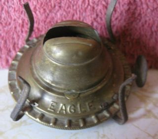 Antique Vintage Brass Eagle Kerosene Lamp Burner 2 " Diatemer No Wick