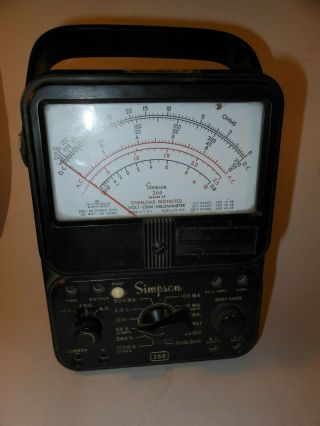 Vintage Simpson 260 Multimeter,  Series 5p