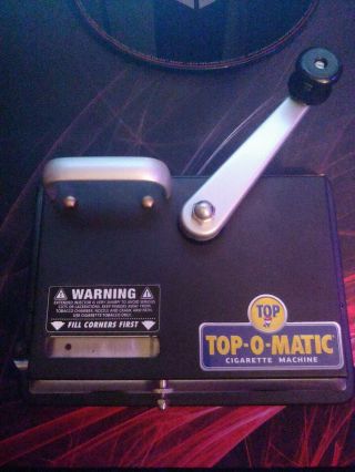Top - O - Matic Cigarette Machine: Makes King Size And 100 Mm Cigarettes