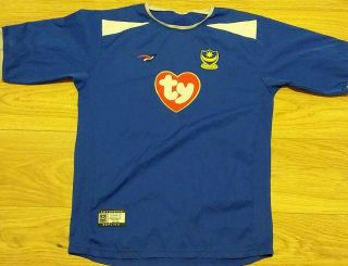 Rare Vintage Portsmouth Fc 2003 - 05 Pompey Home Shirt - Size Approx M 20 " P2p