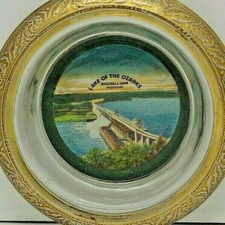 Lake Of The Ozarks Bagnell Dam Glass Ashtray Ash Tray