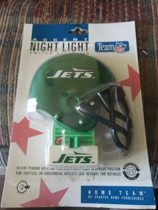 Vintage Ny Jets Football Helmet Night Light