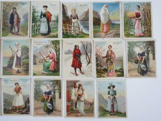(17) T52 Turkish Trophies Costumes Tobacco Cards 3
