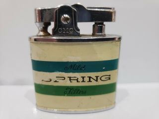Vintage " Mild Spring Filters " Cmc Cigarette Advertising Lighter 1267.  32