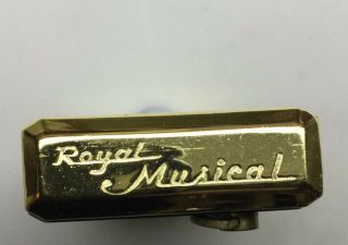 Royal Musical Cigarette Lighter/Green And Gold - Anniversary Song 3