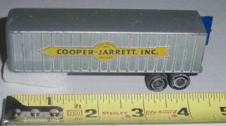 Vintage Lesney Moko Matchbox Inter - State Double Freighter Trailer Only Mp.  9