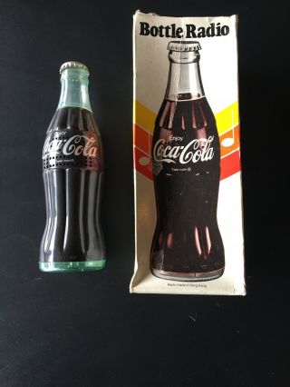 Vintage Coca - Cola Bottle Radio Box