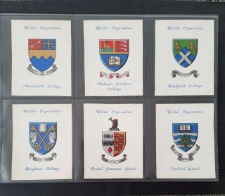 Cigarette Cards - Wills - Arms Of Public Schools (2nd Series) - Vg - Ex