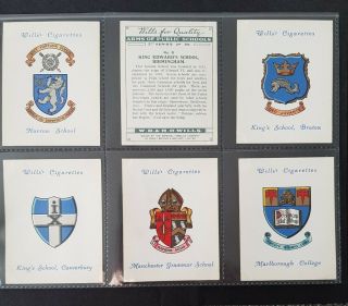 Cigarette Cards - Wills - Arms of Public Schools (2nd Series) - VG - EX 3