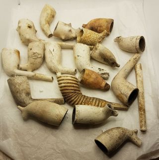 Victorian Clay Pipe Grouping (a)