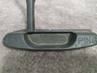 Vintage Ping Pal Putter Golf 35 1/2 Inch Grip Brass Head