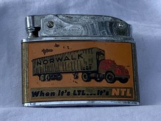 Vintage Norwalk Truck Lines Rosen Lighter Rosen Enterprises Japan Ntl Norwalk Oh