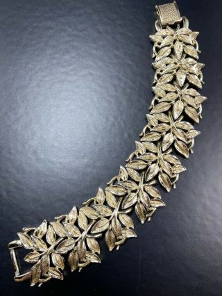 Coro Vintage Bracelet 7.  5” Gold Tone Leaves Lot1