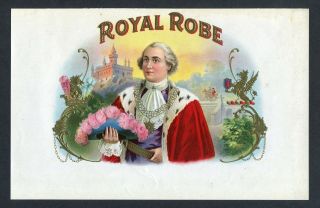 Old Royal Robe Cigar Label - Scarce