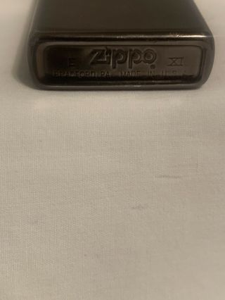 Vintage Zippo E XI Jim Beam 1795 - 1995 Advertising Lighter 3