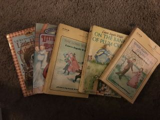 Little House On The Prairie Box Set Of 5 By Laura Ingalls Wilder Vintage