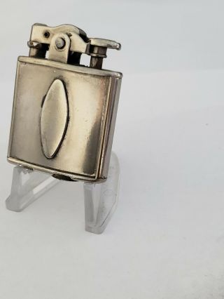 1928 Vintage Ronson De - Light Cigarette Lighter Silver Chrome