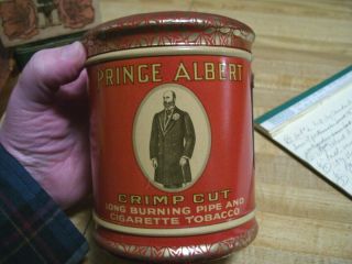Vintage Prince Albert Pipe Tobacco Canister Tin