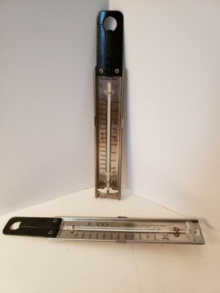 Vintage Taylor Stainless Steel Thermometers 1 - Candy 1 - Jelly,  Frosting