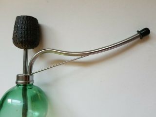 Vintage 1970s Water Pipe Green Glass Bubble Chamil Corn Cob Jadeite Estate Pipe 3