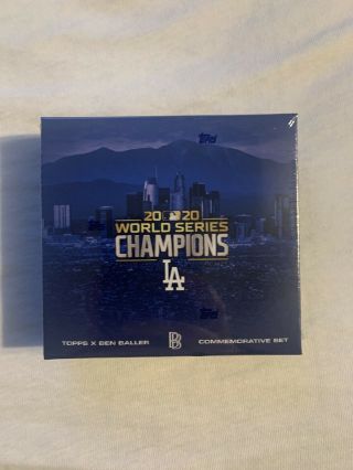 2020 Ben Baller Los Angeles Dodgers World Series Champions Team Set Box In Hand