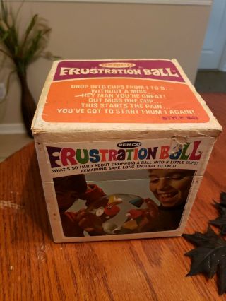 1969 Remco Frustration Ball Toy Educational Plastic Game Vintage