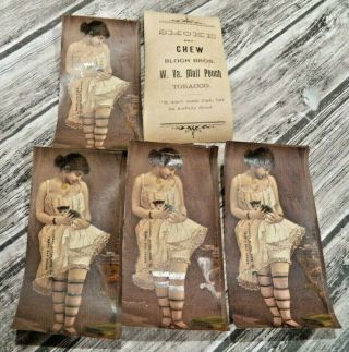 5 Smoke And Chew Bloch Bros.  W.  Va.  Mail Pouch Tobacco Advertising Pictures