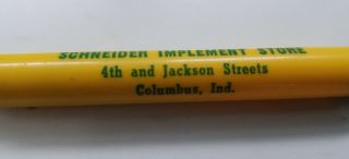 Vintage John Deere Bullet Pencil Columbus,  Indiana 3