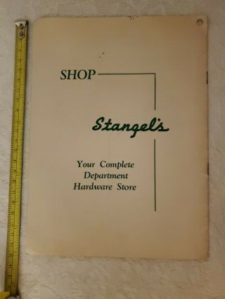 Vintage JJ Stangel Hardware Co Manitowoc WI Christmas Cookies Cookbook 3