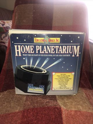 Vintage Educational Design - Home Planetarium - Complete - - Open Box NOS 2
