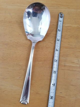 National Silver Co Vintage To Antiqie Doric Pattern Silverplated Casserole Spoon