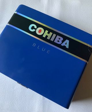 Cohiba Blue Robusto Wood Cigar Box -