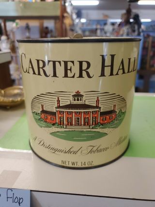 Vintage Pipe Carter Hall Smoking Tobacco Mixture Tin Can