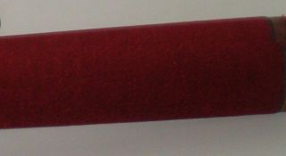 3 1/3,  Yards Vintage Dark Red Upholstery Fabric,  56 " Wide